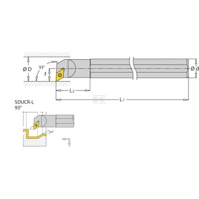 Uchwyt obrotowy S-SDUCR 93° i-Tools, 10 S10HSDUCR07 | Exvi