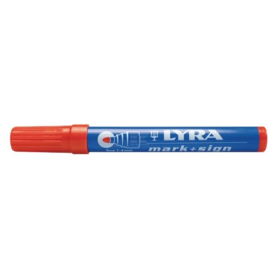 Marker permanentny Lyra, czerwony HG4020017 | Exvi