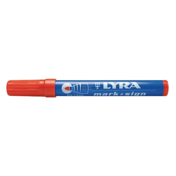 Marker permanentny Lyra, czerwony HG4020017 | Exvi