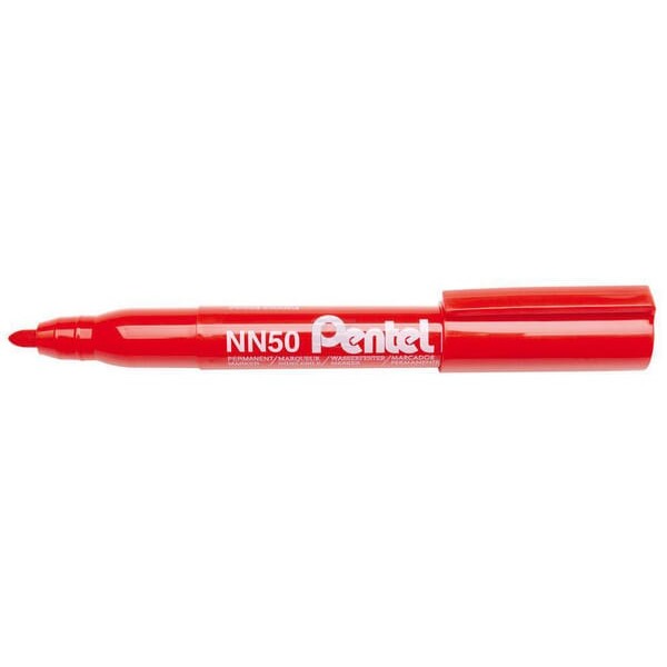 Marker NN50 Pentel, czerwony 004658 | Exvi