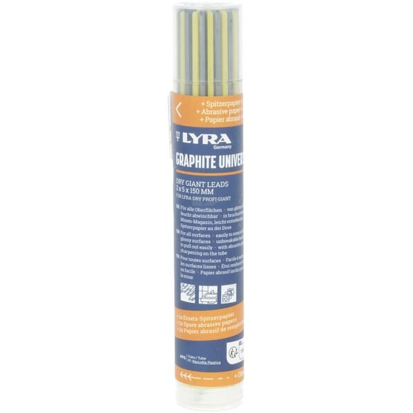 Zestaw wkładów do ołówka Lyra-Dry Profi HG4479102 | Exvi