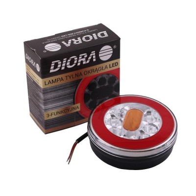 Lampa tylna zespolona okrągła 3-funkcyjna DIO001D | Exvi