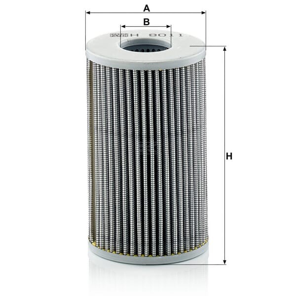 Filtr hydrauliczny H8011 | Exvi