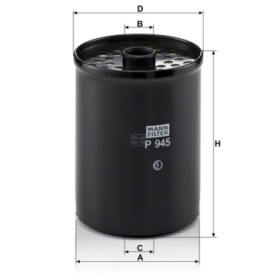 Wkład filtra paliwa P945X | Exvi