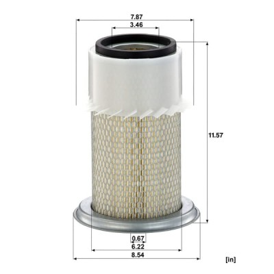 Filtr powietrza C22032 | Exvi
