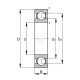Łożysko kulkowe zwykłe 75x130x25 mm INA/FAG 6215 | Exvi