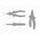 Szczypce uniwersalne 160 mm Waryński WMP001 | Exvi