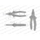 Szczypce uniwersalne 180 mm Waryński WMP002 | Exvi