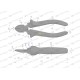 Szczypce boczne 180 mm Waryński WMP008 | Exvi