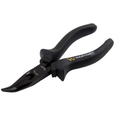 Szczypce wydłużone wygięte 160 mm Waryński WMP009 | Exvi