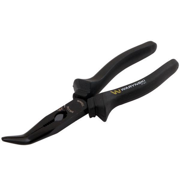 Szczypce wydłużone wygięte 200 mm Waryński WMP011 | Exvi