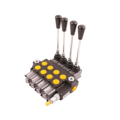 Rozdzielacz hydrauliczny 4-sekcyjny max ROZ40L/4 | Exvi