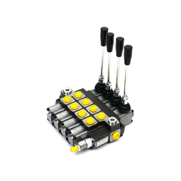 Rozdzielacz hydrauliczny 4-sekcyjny max ROZ40L/4Z | Exvi