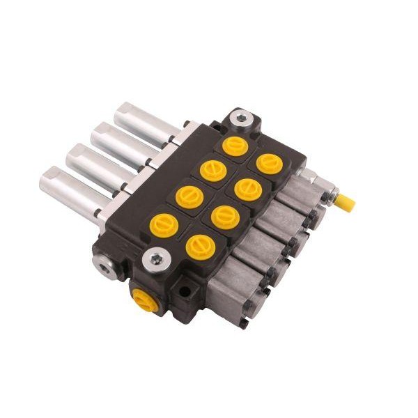 Rozdzielacz hydrauliczny 4-sekcyjny max ROZ40L/4L | Exvi