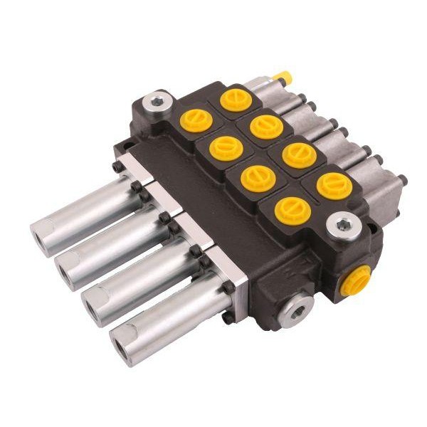 Rozdzielacz hydrauliczny 4-sekcyjny max ROZ40L/4L | Exvi