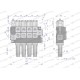 Rozdzielacz hydrauliczny 4-sekcyjny max ROZ40L/4L | Exvi
