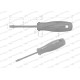 Wkrętak płaski 5 x 75 mm. stal SVCM. Waryński WMW004 | Exvi