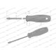 Wkrętak płaski 5 x 100 mm. stal SVCM. Waryński WMW005 | Exvi