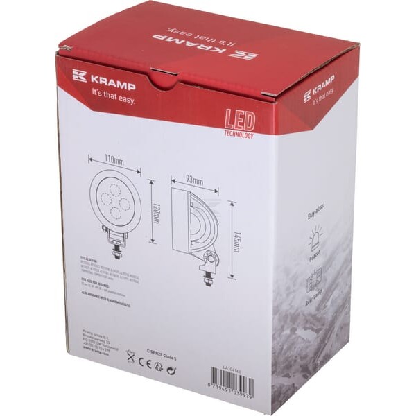 Lampa robocza LED, 40W 4500lm, Wide Flood LA10416G | Exvi