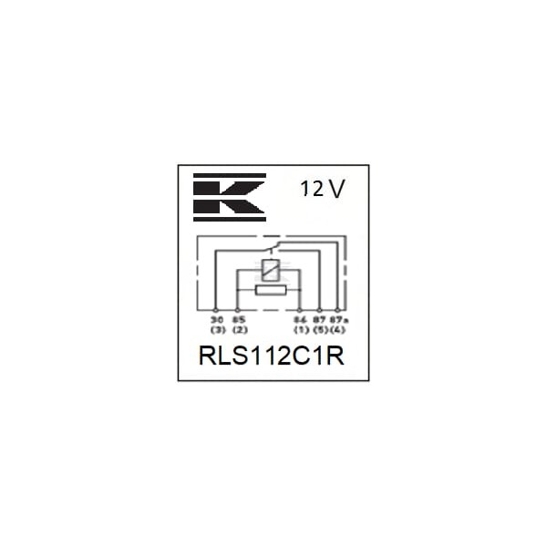 Mikroprzekaźnik 12V, 20A/35A, z rezystorem RLS112C1R | Exvi