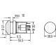 Włącznik świateł awaryjnych, wciskany 6HF003916011 | Exvi