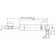 Sprężyna gazowa L499 mm 170N Stabilus CA977861 | Exvi