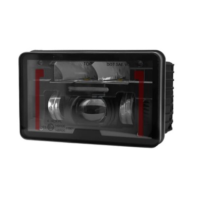 Reflektor przedni LED, 23/45W, prostokątny LA80065 | Exvi