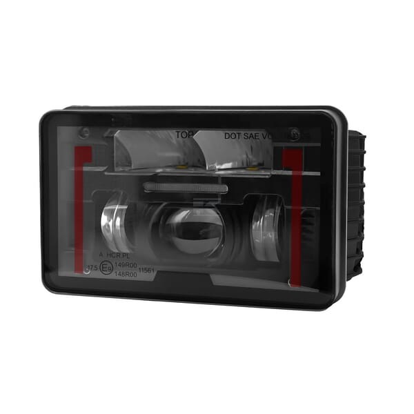 Reflektor przedni LED, 23/45W, prostokątny LA80065 | Exvi