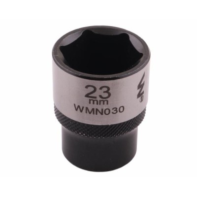 Nasadka sześciokątna 1/2". 23 mm. CrV50BV30. WMN030 | Exvi