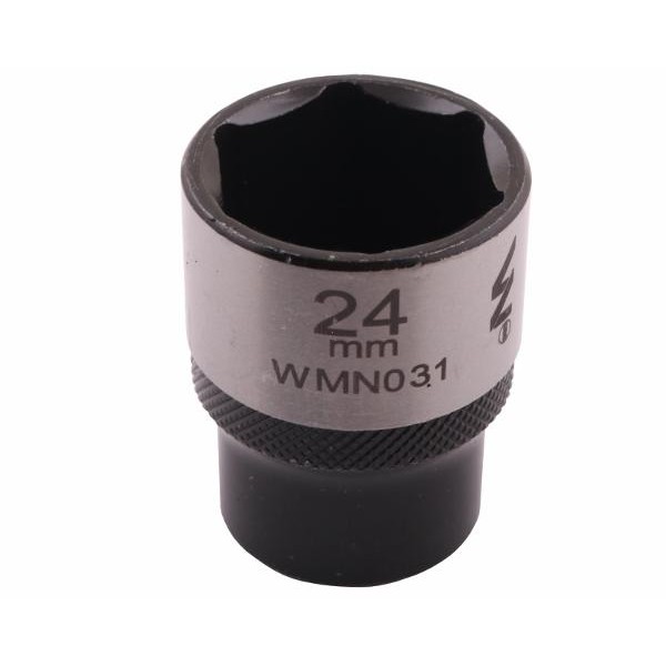 Nasadka sześciokątna 1/2". 24 mm. CrV50BV30. WMN031 | Exvi