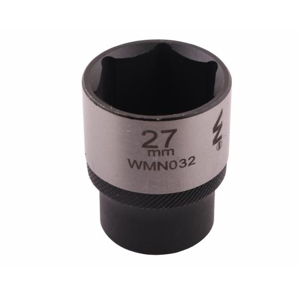 Nasadka sześciokątna 1/2". 27 mm. CrV50BV30. WMN032 | Exvi