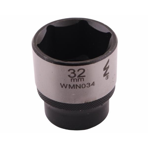 Nasadka sześciokątna 1/2". 32 mm. CrV50BV30. WMN034 | Exvi