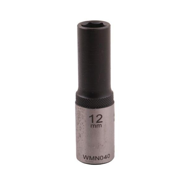 Nasadka sześciokątna 1/2". 12 mm. długa. WMN040 | Exvi