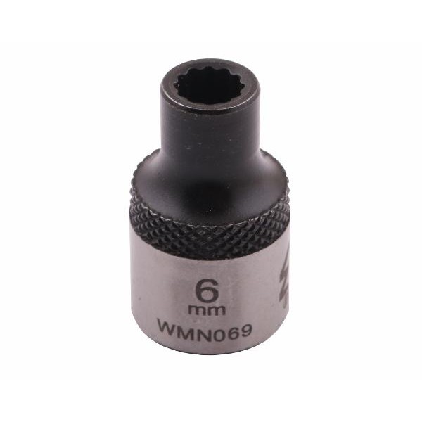 Nasadka dwunastokątna 3/8". 6 mm. CrV50BV30. WMN069 | Exvi