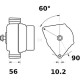 Alternator Letrika, 14 V, 150 A IA1117 | Exvi