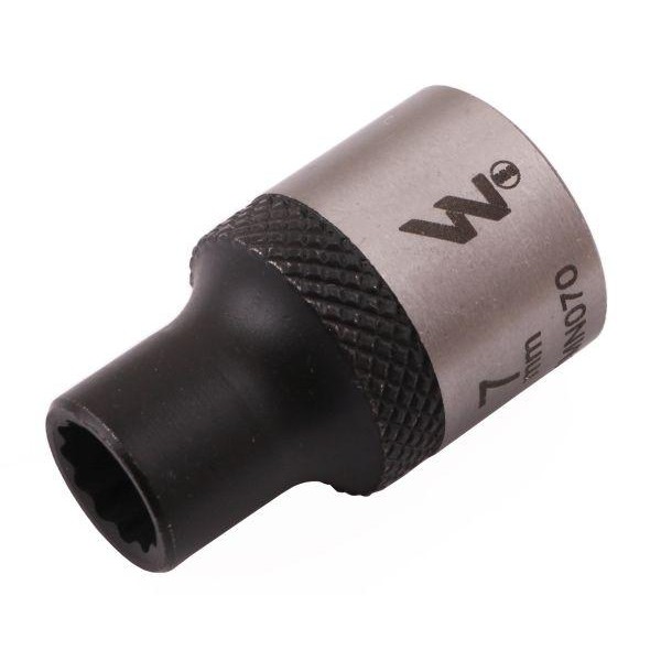 Nasadka dwunastokątna 3/8". 7 mm. CrV50BV30. WMN070 | Exvi