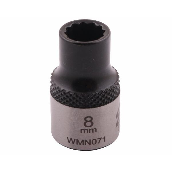 Nasadka dwunastokątna 3/8". 8 mm. CrV50BV30. WMN071 | Exvi