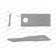 Nóż, nożyk kosiarka dyskowa 115x49x4mm WKR115X49X4 | Exvi