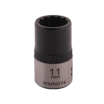 Nasadka dwunastokątna 3/8". 11 mm. CrV50BV30. WMN074 | Exvi