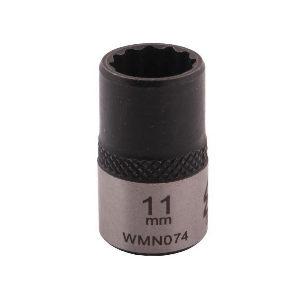 Nasadka dwunastokątna 3/8". 11 mm. CrV50BV30. WMN074 | Exvi
