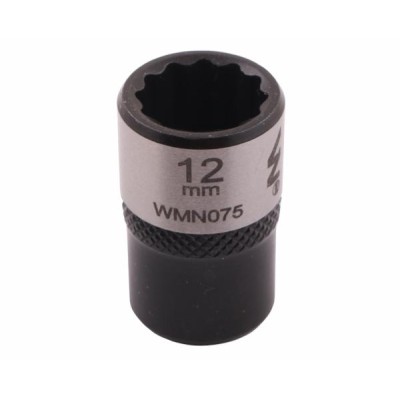 Nasadka dwunastokątna 3/8". 12 mm. CrV50BV30. WMN075 | Exvi