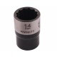 Nasadka dwunastokątna 3/8". 14 mm. CrV50BV30. WMN077 | Exvi