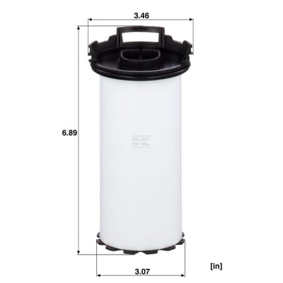 Filtr, odpowietrzenie komory korbowej LC9007 | Exvi
