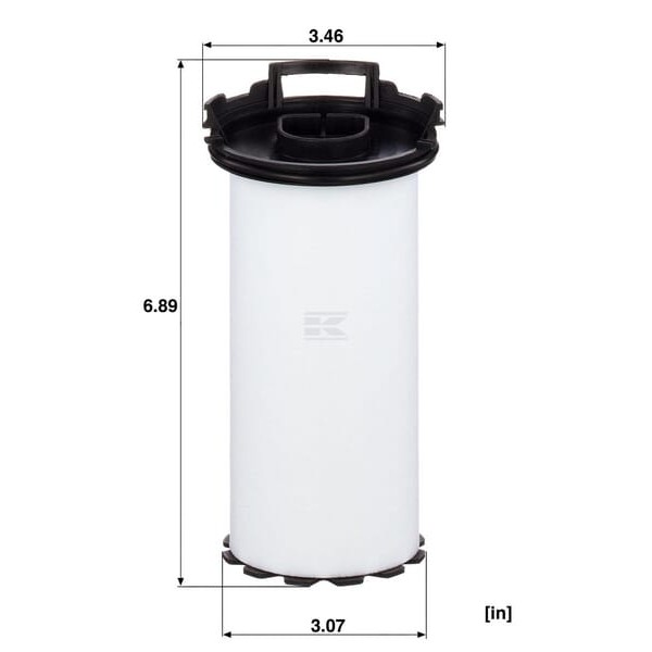 Filtr, odpowietrzenie komory korbowej LC9007 | Exvi