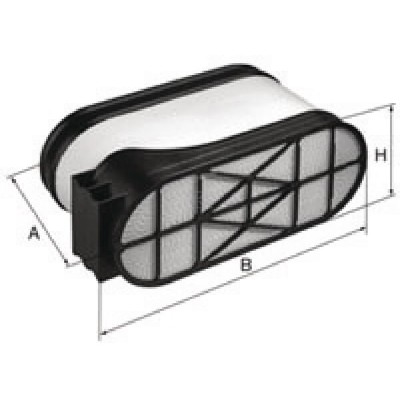 Wkład filtra powietrza CP25150 | Exvi