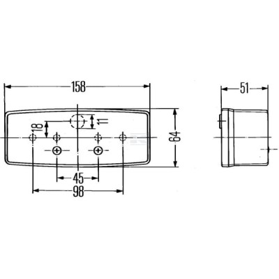 Lampa tylna zespolona, 12/24V 2SD003184041 | Exvi