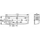 Lampa obrysowa 5W prostokątna 12/24V 2PS006717031 | Exvi