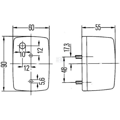 Lampa kierunkowskazu, prawa 2BA002652121 | Exvi