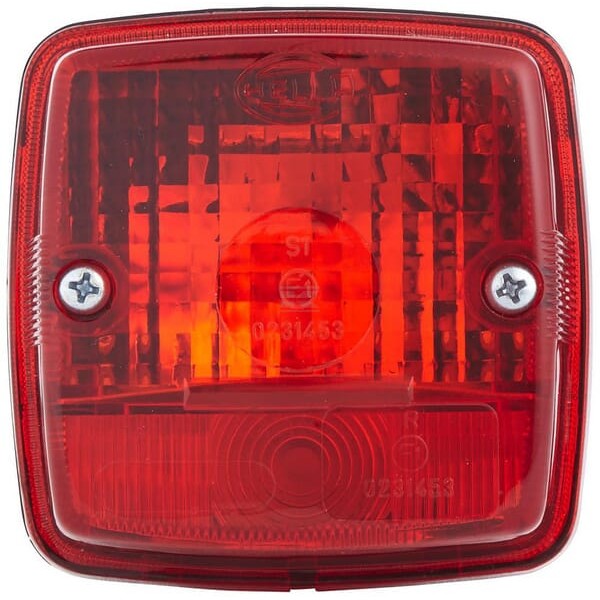 Lampa tylna, kwadratowa 12/24V 2SB003014151 | Exvi