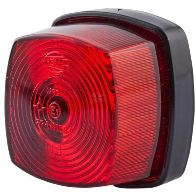 Lampa tylna, kwadratowa 12/24V czerwona 2SA003057021 | Exvi